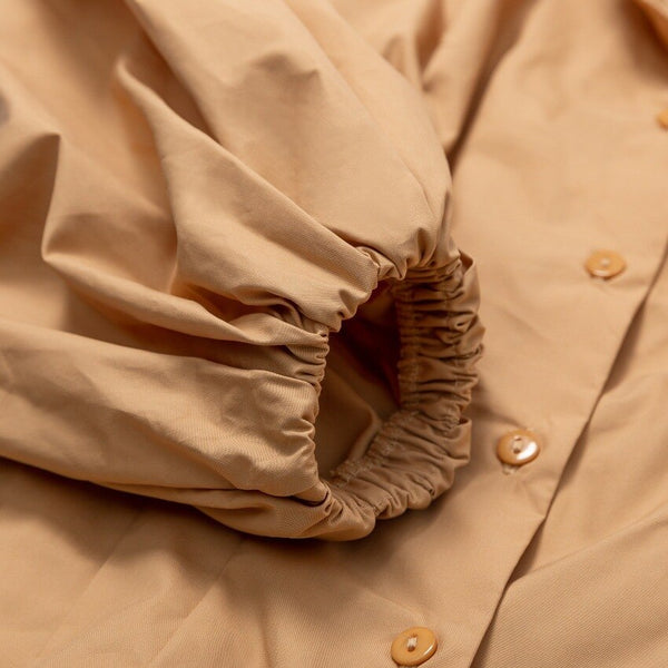 Women Sexy Party Off Shoulder Top Ladies White Black Shirt Cotton Bodycon Blouse Lantern Sleeve Elegant Khaki Blouse | Vimost Shop.