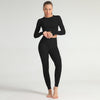 Lycra Seamless 2PCS Women Yoga Set Gym Clothing Fitness Leggings+Cropped Shirts Sport Suit Women Long Sleeve Tracksuit Active | Vimost Shop.