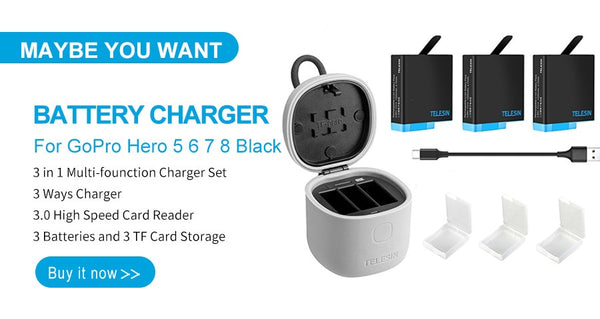 80M Wifi Remote Control Self-luminous OLED Screen With Set and Shortcut Key For GoPro Hero 8 7 6 5 4 Session | Vimost Shop.