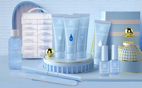 Poly Nail Extension Gel Kit, 15ML Nail Extension Gel Builder Gel with Slip Solution Nail Art Hybrid Sets | Vimost Shop.