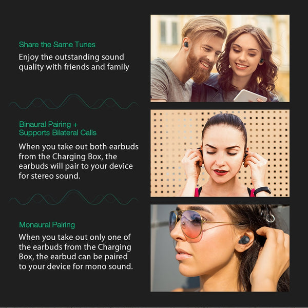 In Stock Blitzwolf BW-FYE2 bluetooth 5.0 TWS True Wireless Earphone Sport Earbuds Twins Hi-Fi Stereo Sound Bilateral Calls | Vimost Shop.