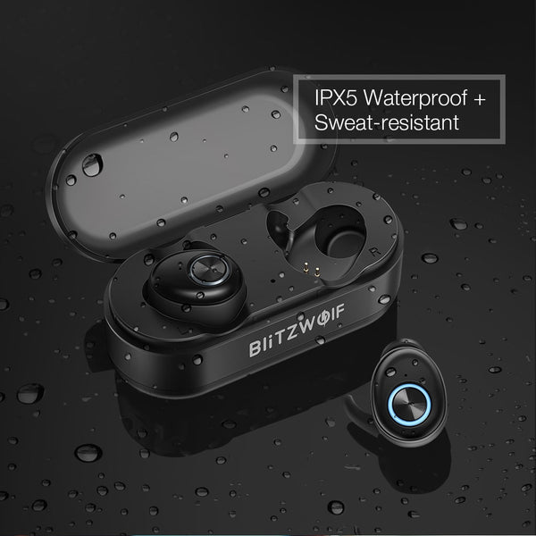 In Stock Blitzwolf BW-FYE2 bluetooth 5.0 TWS True Wireless Earphone Sport Earbuds Twins Hi-Fi Stereo Sound Bilateral Calls | Vimost Shop.