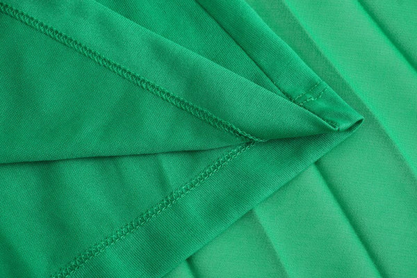 Ladies sexy off shoulder party vestido sashes Dresses Women fashion slash neck ruffles green pleated sling Dress | Vimost Shop.