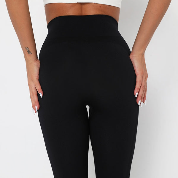 Women's Yoga Pants Push Up Workout Leggings Seamless Running Exercise Activewear Athletic Gym Tights High Waist Fitness Trousers | Vimost Shop.