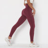 Women's Yoga Pants Push Up Workout Leggings Seamless Running Exercise Activewear Athletic Gym Tights High Waist Fitness Trousers | Vimost Shop.