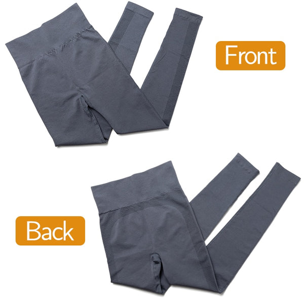 Women's Yoga Pants Push Up Workout Leggings Seamless Running Exercise Activewear Athletic Gym Tights High Waist Fitness Trousers | Vimost Shop.