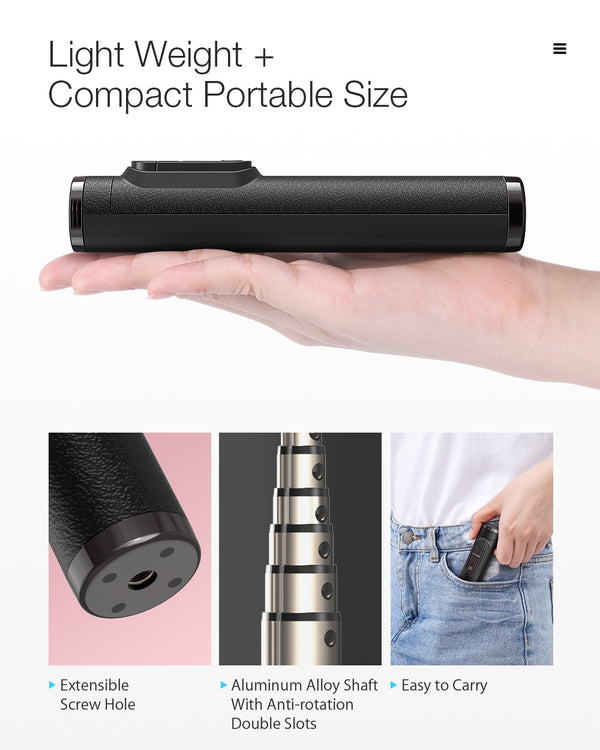 Mini bluetooth Selfie Stick Monopod Tripod All In One Integrated Detachable Tripods Selfie Sticks for Iphone | Vimost Shop.