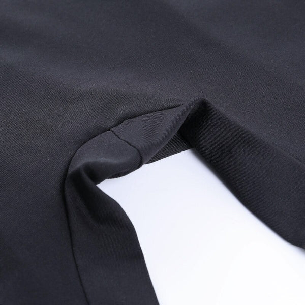 Solid Sports Yoga Set Women Gym Clothes Long Sleeve Pleated Crop Top Skinny Shorts Tracksuit Fashion Fitness Workout New Suit | Vimost Shop.