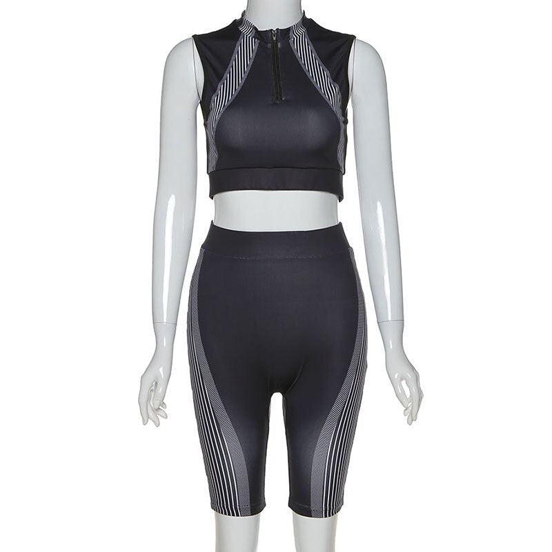 Seamless Patchwork Yoga Set Women Gym Clothes Bra Crop Top And Leggings Shorts Sexy Fitness Sportswear Running Workout Tracksuit | Vimost Shop.
