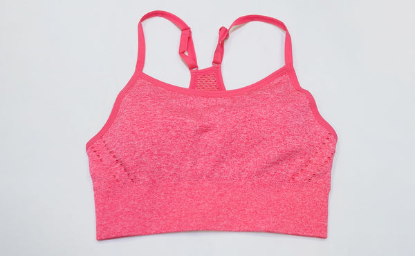 Seamless Yoga Fitness Hollow Out Set Camisole Crop Top High Waist Pants Sportswear Tracksuit Running Sports Gym Workout Clothes | Vimost Shop.