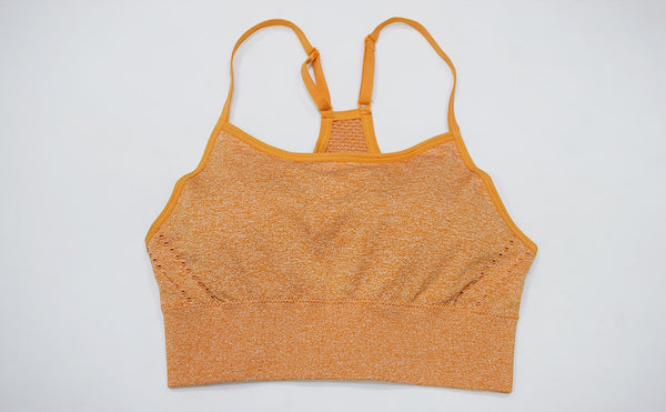 Seamless Yoga Fitness Hollow Out Set Camisole Crop Top High Waist Pants Sportswear Tracksuit Running Sports Gym Workout Clothes | Vimost Shop.