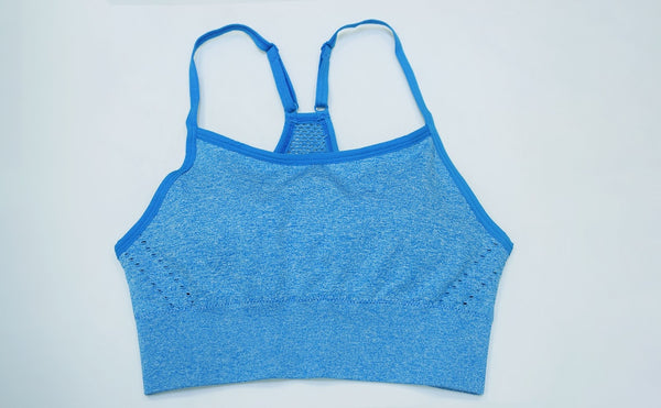 Seamless Yoga Fitness Hollow Out Set Camisole Crop Top High Waist Pants Sportswear Tracksuit Running Sports Gym Workout Clothes | Vimost Shop.