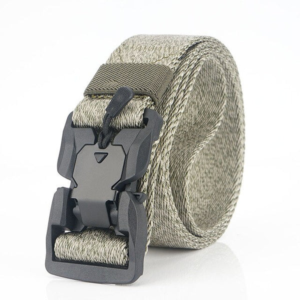 Military Tactical Belt Men Canvas Adjustable Magnetic Head Army Combat Nylon Belts Waistband Heavy Duty Airsoft Gears | Vimost Shop.