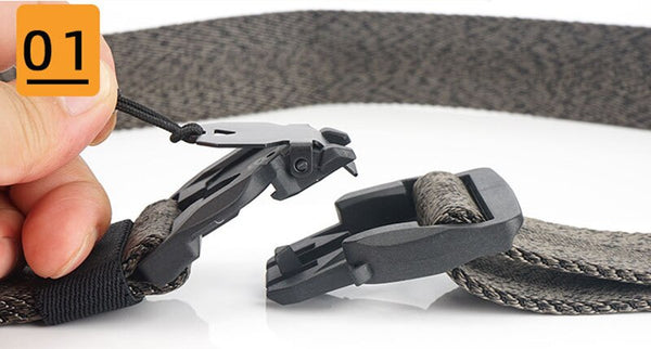 Military Tactical Belt Men Canvas Adjustable Magnetic Head Army Combat Nylon Belts Waistband Heavy Duty Airsoft Gears | Vimost Shop.