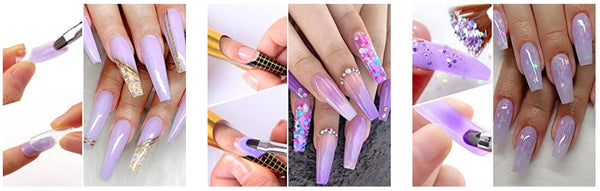 Poly Extension Nail Gel 50ML Acrylic Nail Enhancement Crystal Jelly Lacquer Builder Gel UV Hybrid gel Tip | Vimost Shop.