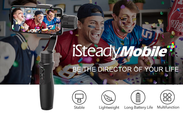 Mobile Plus Smartphone Gimbal Stabilizer for iPhone 11/11 Pro/Pro Max for Galaxy S10/Plus/S9 for Video Blogger | Vimost Shop.