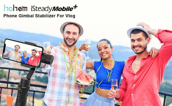 Mobile Plus Smartphone Gimbal Stabilizer for iPhone 11/11 Pro/Pro Max for Galaxy S10/Plus/S9 for Video Blogger | Vimost Shop.