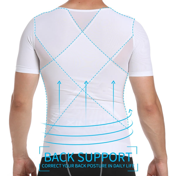 Men Body Shaper Abdomen Reducing Shapewear Waist Trainer Belly Slimming Shapers Abs Slim Vest Male Compression Shirts Corset Top | Vimost Shop.