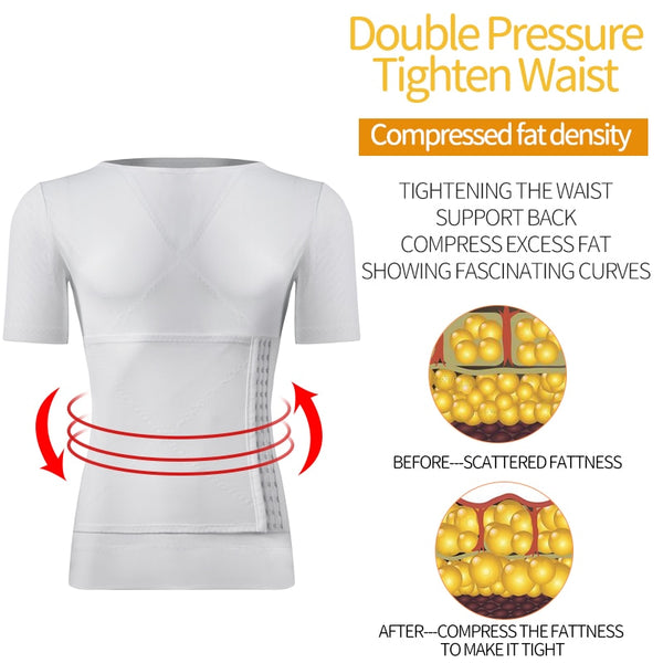 Men Body Shaper Abdomen Reducing Shapewear Waist Trainer Belly Slimming Shapers Abs Slim Vest Male Compression Shirts Corset Top | Vimost Shop.