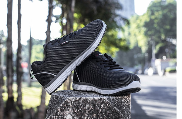 Men Steel Toe Safety Shoes For Men Lightweight Breathable Work Shoes Men's Security Footwear Protective Sneaker | Vimost Shop.
