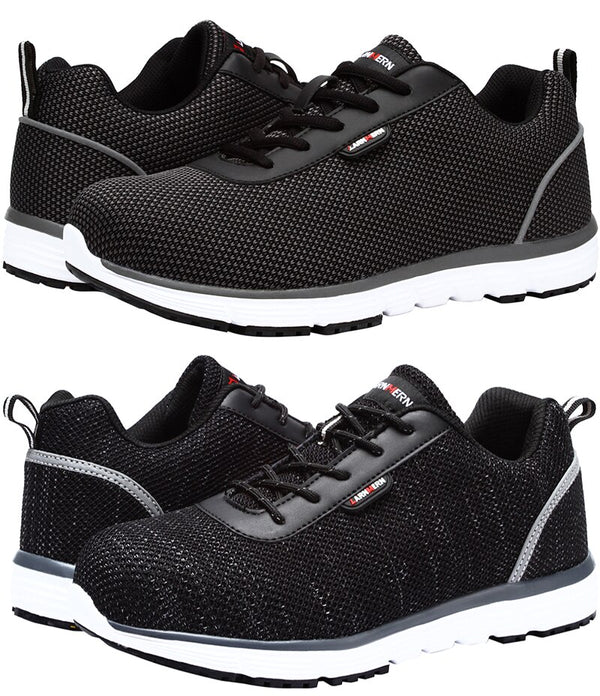 Men Steel Toe Safety Shoes For Men Lightweight Breathable Work Shoes Men's Security Footwear Protective Sneaker | Vimost Shop.