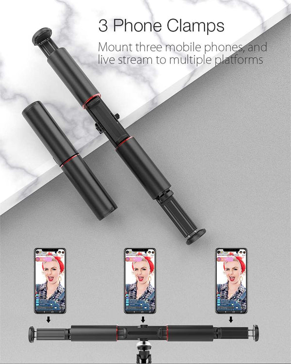 Multifunctional Selfie Stick Tripod blutooth Remote Live Stream Balance Stabilizer for Phones Sport Camera | Vimost Shop.