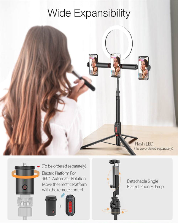 Multifunctional Selfie Stick Tripod blutooth Remote Live Stream Balance Stabilizer for Phones Sport Camera | Vimost Shop.
