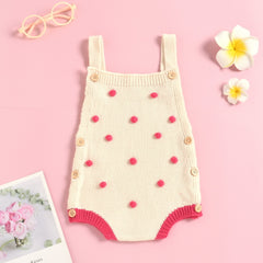 Infant Newborn Baby Boys Girls Knit Rompers Fashion Overalls Crochet Clothes New Spring Auutmn Warm One-piece Outfit Clothes D30