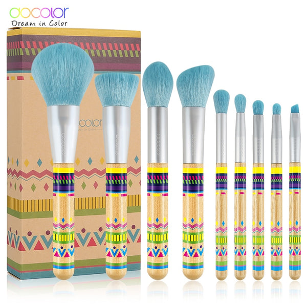 9Pcs Makeup brushes Professional Beauty Make up brush set Synthetic hair Foundation Powder Eye Shadow Blush brushes | Vimost Shop.