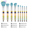 9Pcs Makeup brushes Professional Beauty Make up brush set Synthetic hair Foundation Powder Eye Shadow Blush brushes | Vimost Shop.