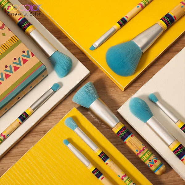 9Pcs Makeup brushes Professional Beauty Make up brush set Synthetic hair Foundation Powder Eye Shadow Blush brushes | Vimost Shop.