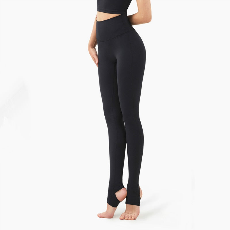 Seamless Yoga Leggings No T Stripe Fashion Squat Proof High Waist Fitness Gym Pant Peach Butt Active Workout Solid Leggings | Vimost Shop.