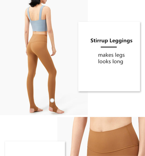 Seamless Yoga Leggings No T Stripe Fashion Squat Proof High Waist Fitness Gym Pant Peach Butt Active Workout Solid Leggings | Vimost Shop.