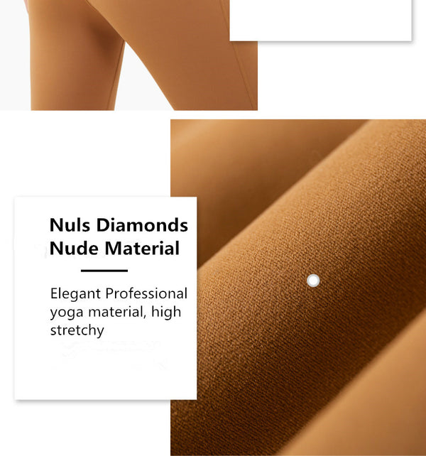 Seamless Yoga Leggings No T Stripe Fashion Squat Proof High Waist Fitness Gym Pant Peach Butt Active Workout Solid Leggings | Vimost Shop.