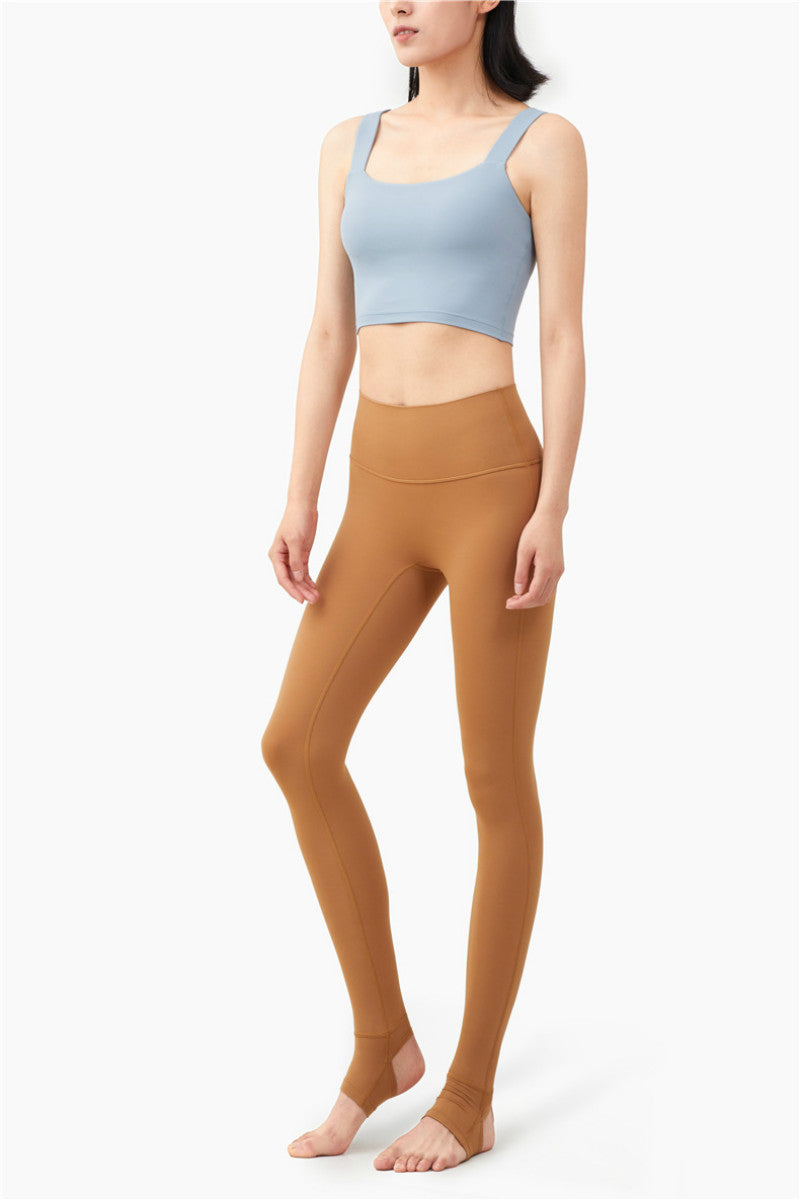 Seamless Yoga Leggings No T Stripe Fashion Squat Proof High Waist Fitness Gym Pant Peach Butt Active Workout Solid Leggings | Vimost Shop.