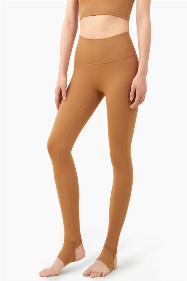 Seamless Yoga Leggings No T Stripe Fashion Squat Proof High Waist Fitness Gym Pant Peach Butt Active Workout Solid Leggings | Vimost Shop.