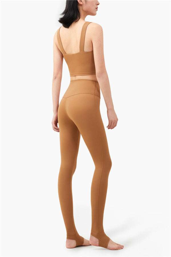 Seamless Yoga Leggings No T Stripe Fashion Squat Proof High Waist Fitness Gym Pant Peach Butt Active Workout Solid Leggings | Vimost Shop.