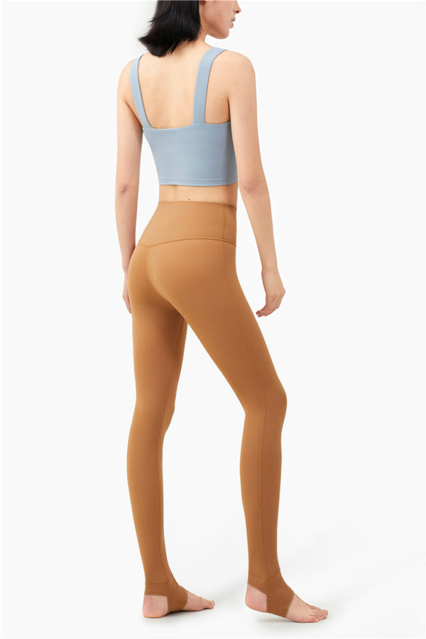 Seamless Yoga Leggings No T Stripe Fashion Squat Proof High Waist Fitness Gym Pant Peach Butt Active Workout Solid Leggings | Vimost Shop.