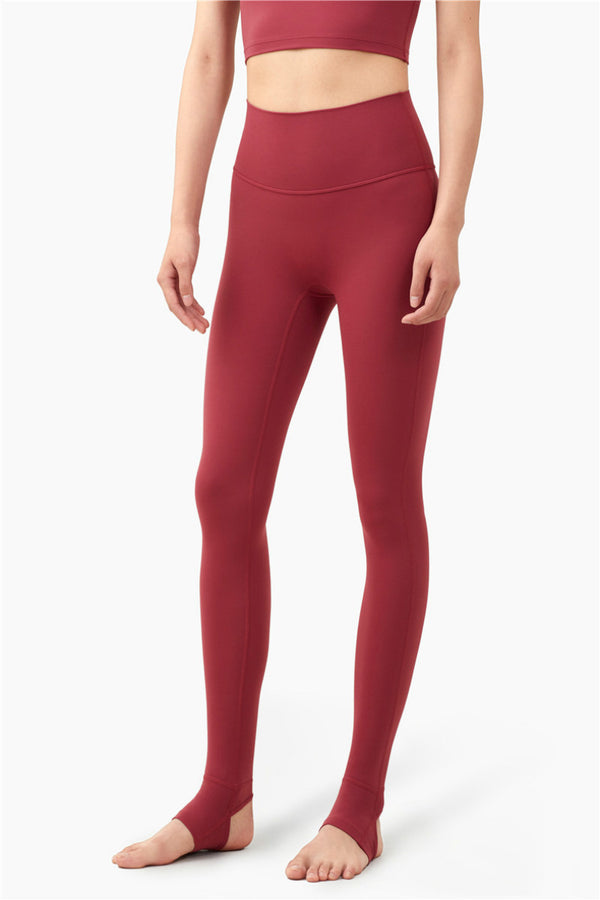 Seamless Yoga Leggings No T Stripe Fashion Squat Proof High Waist Fitness Gym Pant Peach Butt Active Workout Solid Leggings | Vimost Shop.