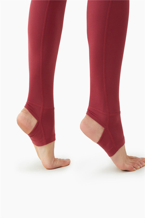 Seamless Yoga Leggings No T Stripe Fashion Squat Proof High Waist Fitness Gym Pant Peach Butt Active Workout Solid Leggings | Vimost Shop.