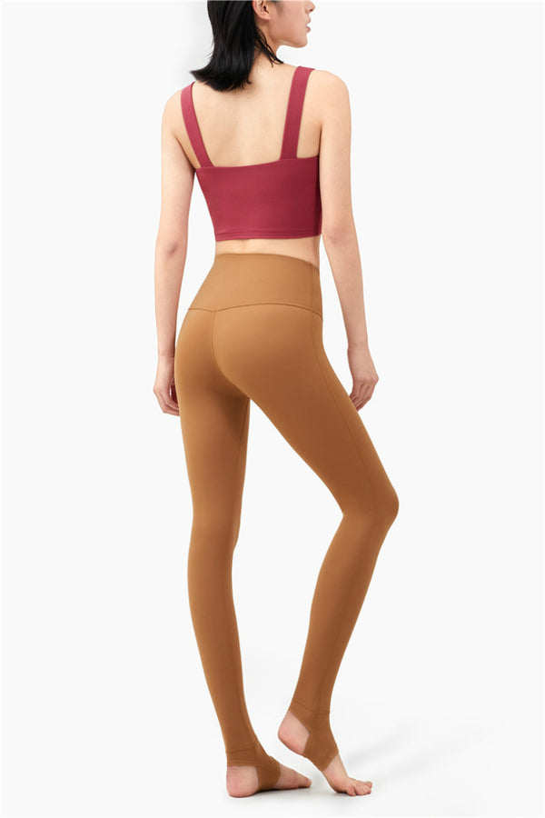 Seamless Yoga Leggings No T Stripe Fashion Squat Proof High Waist Fitness Gym Pant Peach Butt Active Workout Solid Leggings | Vimost Shop.