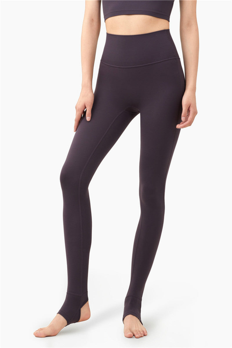 Seamless Yoga Leggings No T Stripe Fashion Squat Proof High Waist Fitness Gym Pant Peach Butt Active Workout Solid Leggings | Vimost Shop.