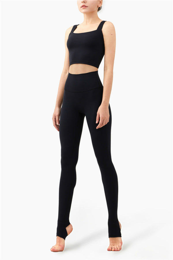 Seamless Yoga Leggings No T Stripe Fashion Squat Proof High Waist Fitness Gym Pant Peach Butt Active Workout Solid Leggings | Vimost Shop.