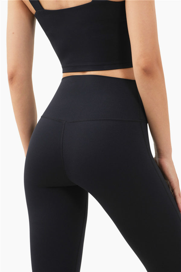 Seamless Yoga Leggings No T Stripe Fashion Squat Proof High Waist Fitness Gym Pant Peach Butt Active Workout Solid Leggings | Vimost Shop.
