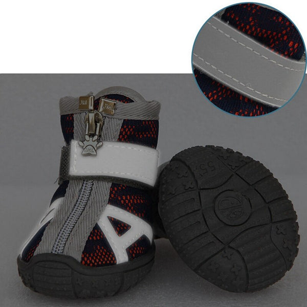 4pcs Waterproof Winter Pet Dog Shoes Anti-slip Rain Snow Boots Footwear Thick Warm For Small Cats Dogs Puppy Dog Socks Booties | Vimost Shop.