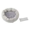 Removable Cat Bed Soft Velvet Gray Pet Beds for Dog Puppy Cat Sleeping Cushion House Cats Mat with Free Pillow Pet Supplies | Vimost Shop.