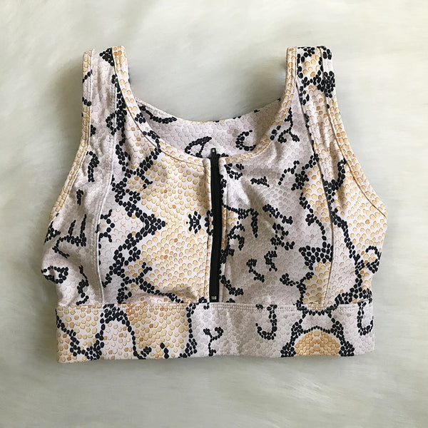 Seamless Snakeskin Print Yoga Set Fitness Gym Tracksuit For Women Tank Crop Top And Leggings Sportswear Running Casual Suit | Vimost Shop.