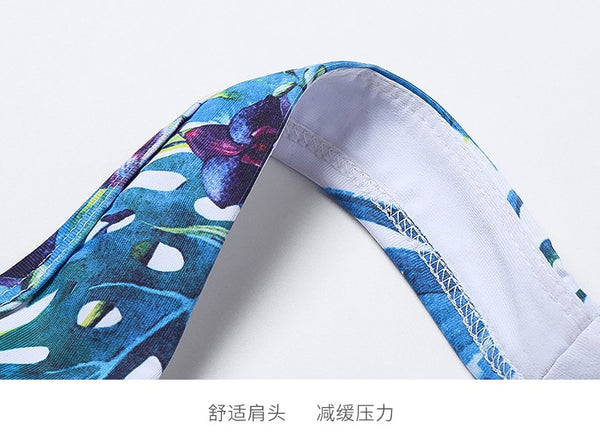 Seamless Print Yoga Set Gym Clothing Tank Crop Top Leggings Suit Push Up Workout Training Jogging Casual High Elastic Tracksuit | Vimost Shop.