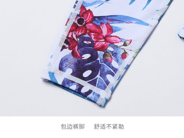 Seamless Print Yoga Set Gym Clothing Tank Crop Top Leggings Suit Push Up Workout Training Jogging Casual High Elastic Tracksuit | Vimost Shop.