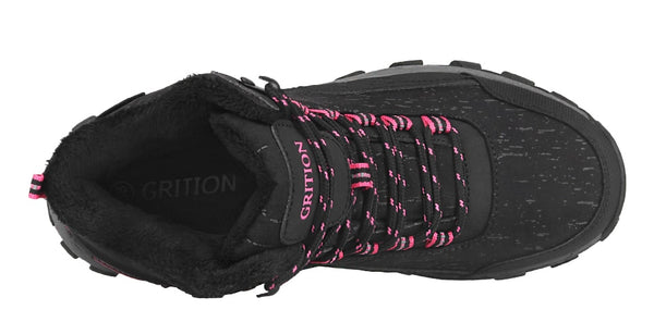 Women Winter Hiking Boots Waterproof Platform Ankle Sports Shoes PU Snow Rubber Sneakers Warm Short Plush Reflective New | Vimost Shop.